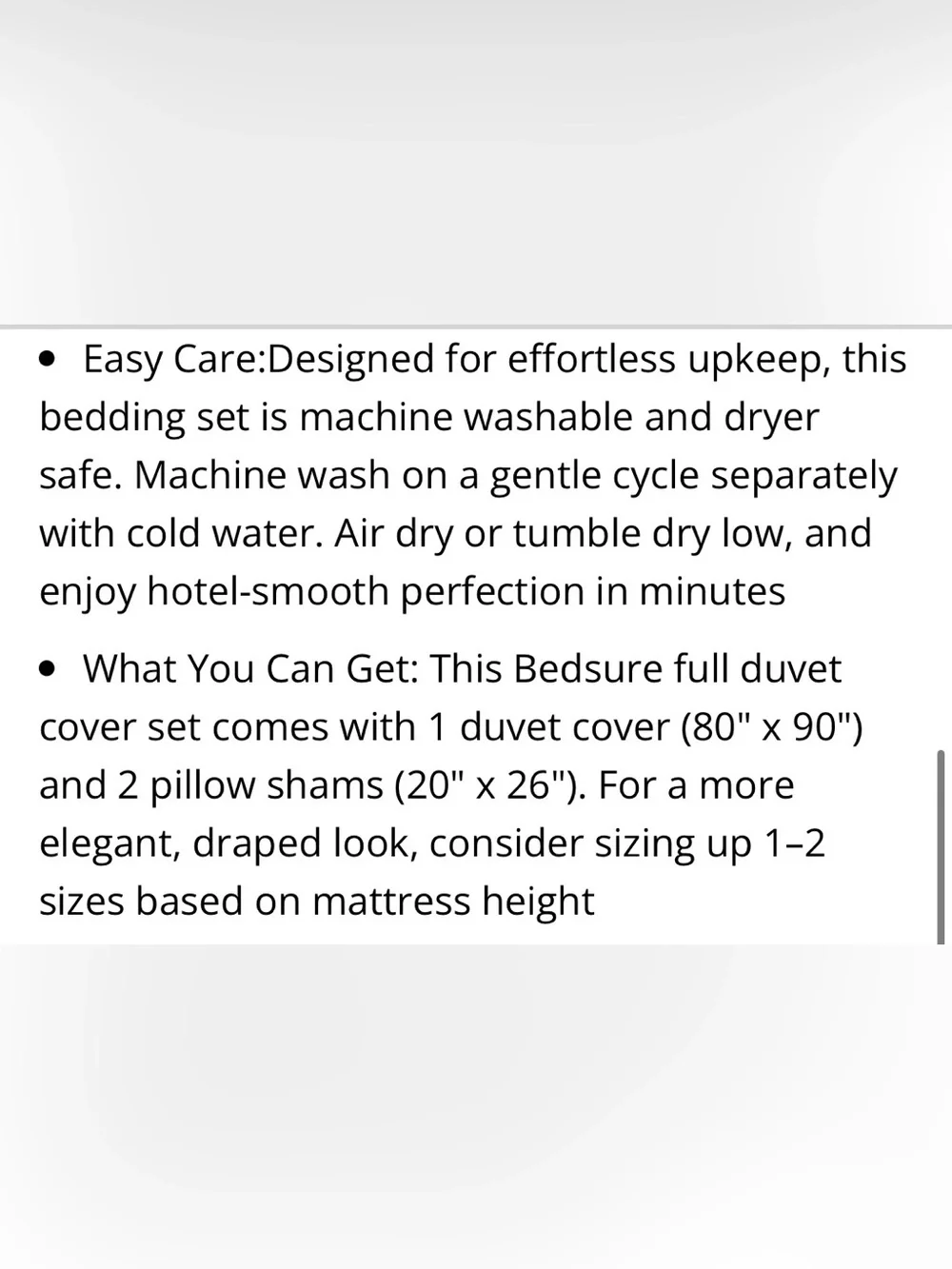 FULL Duvet Set 3Pc Ultra-Soft Microfiber - Silver Gray